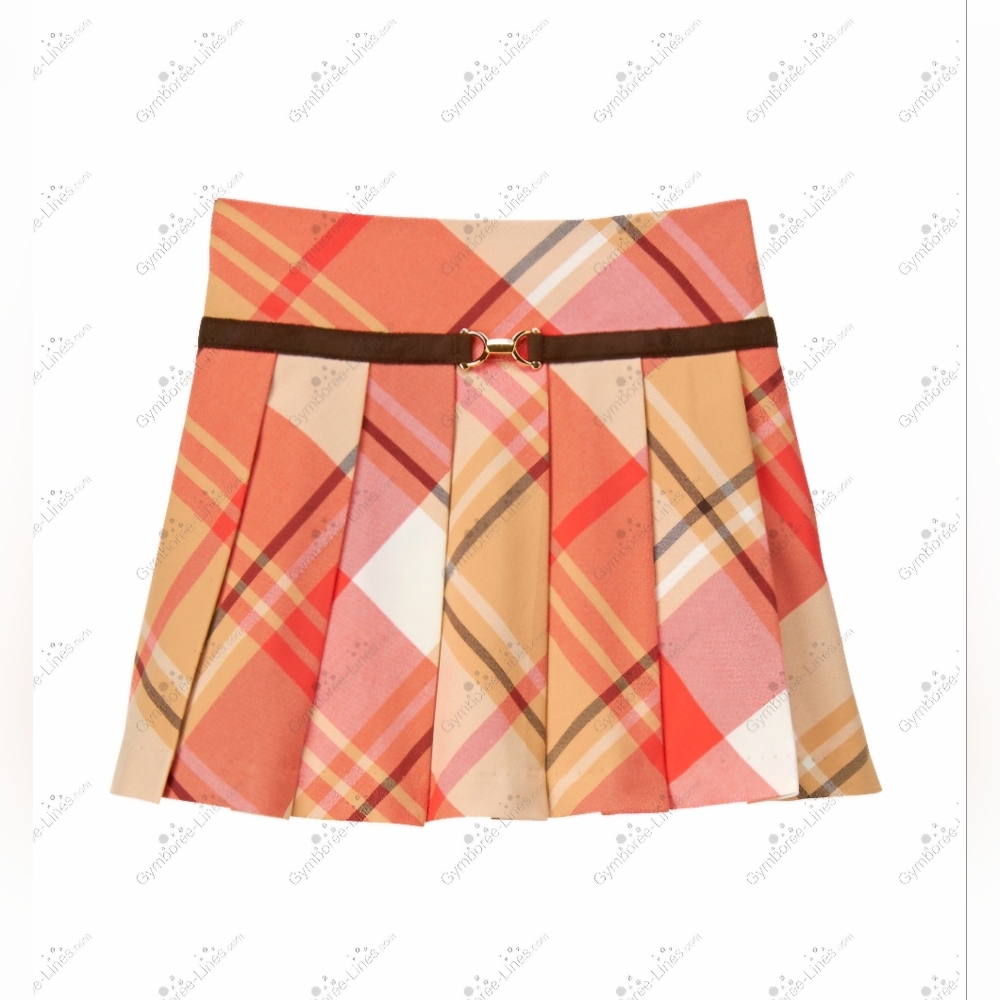 Janie & Jack vintage "Carriage House" pleated plaid skirt